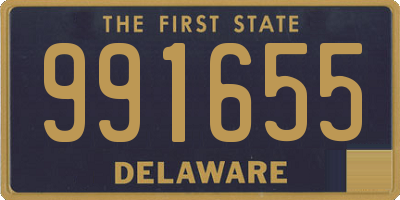 DE license plate 991655
