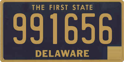 DE license plate 991656