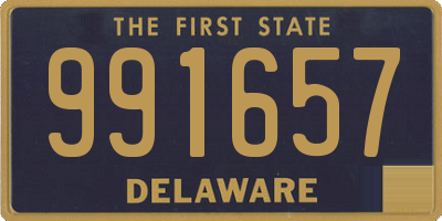 DE license plate 991657