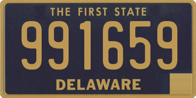 DE license plate 991659