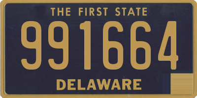 DE license plate 991664