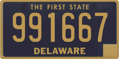 DE license plate 991667