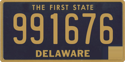 DE license plate 991676