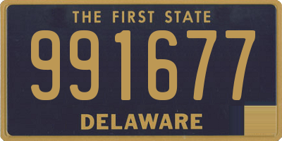 DE license plate 991677