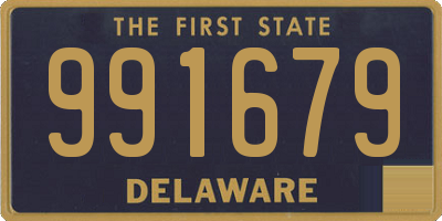 DE license plate 991679