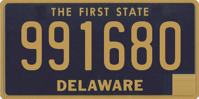 DE license plate 991680