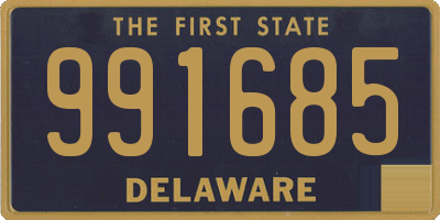 DE license plate 991685