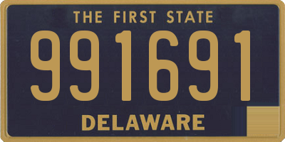 DE license plate 991691