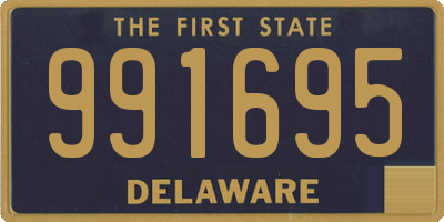 DE license plate 991695