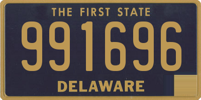 DE license plate 991696