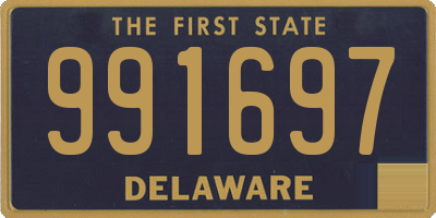 DE license plate 991697