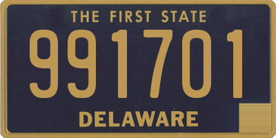 DE license plate 991701