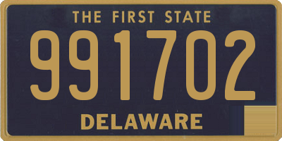 DE license plate 991702
