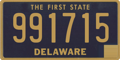 DE license plate 991715