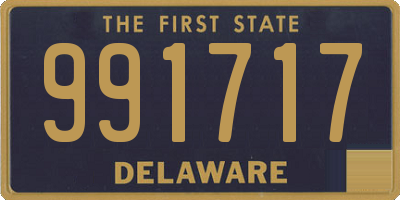 DE license plate 991717