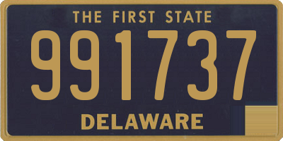 DE license plate 991737