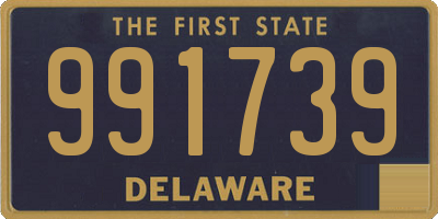 DE license plate 991739