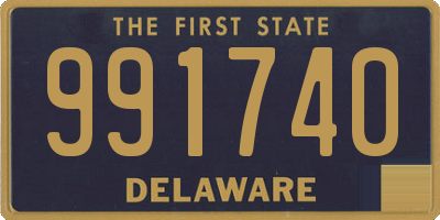 DE license plate 991740