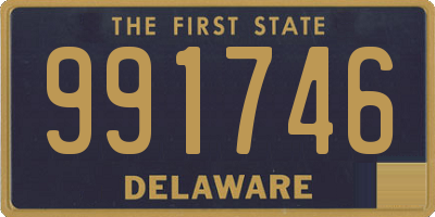 DE license plate 991746