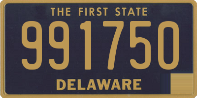 DE license plate 991750