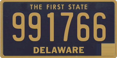 DE license plate 991766