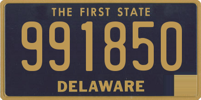 DE license plate 991850