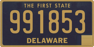 DE license plate 991853