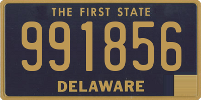 DE license plate 991856