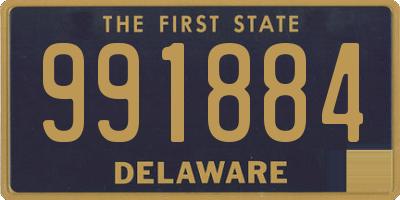 DE license plate 991884