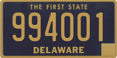 DE license plate 994001