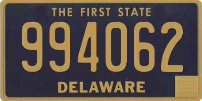 DE license plate 994062