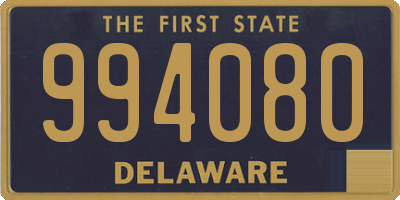 DE license plate 994080