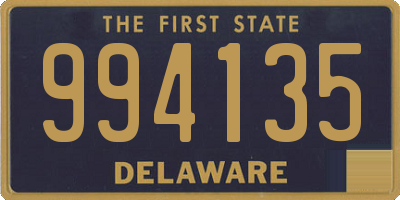 DE license plate 994135