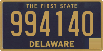 DE license plate 994140