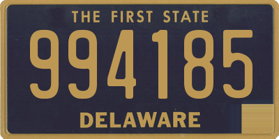 DE license plate 994185