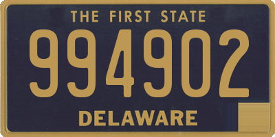 DE license plate 994902