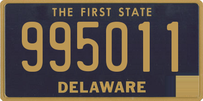 DE license plate 995011