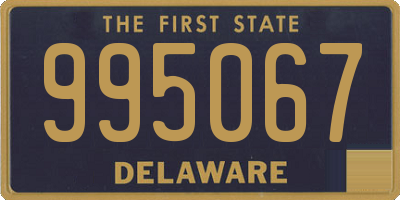 DE license plate 995067