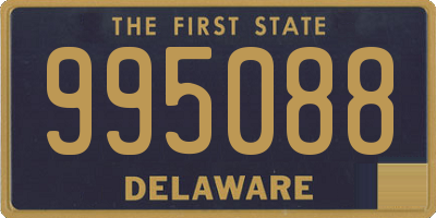 DE license plate 995088