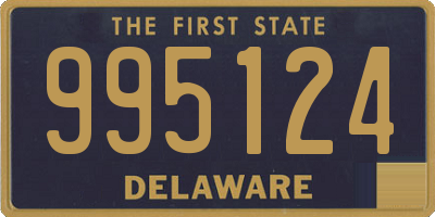 DE license plate 995124