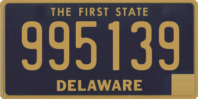 DE license plate 995139