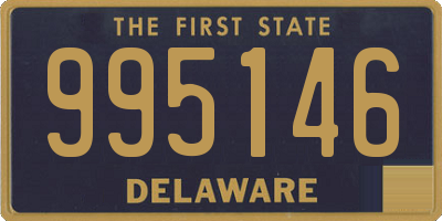 DE license plate 995146