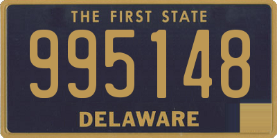 DE license plate 995148