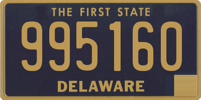 DE license plate 995160