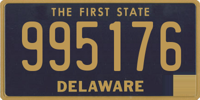 DE license plate 995176