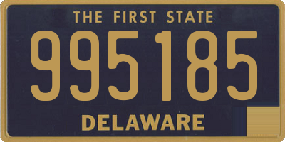 DE license plate 995185
