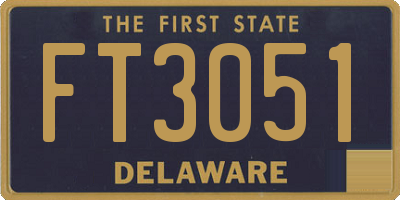 DE license plate FT3051