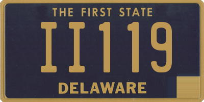 DE license plate II119