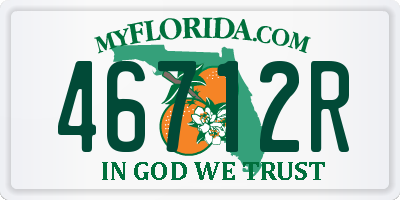 FL license plate 46712R
