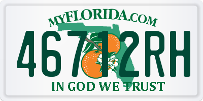 FL license plate 46712RH